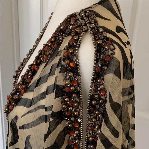 EUC. Sheer bathing suit covering or tunic - Picture 3 of 10